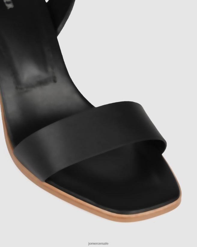 esso Jo Mercer sandali calais con tacco alto pelle nera 2LP82J103 calzature