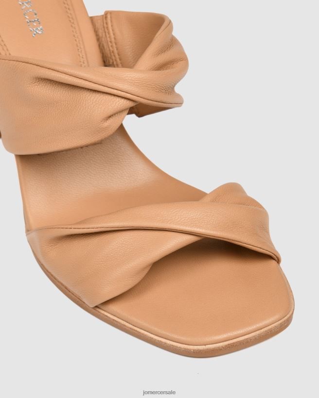 esso Jo Mercer sandali con tacco alto Caylie pelle beige 2LP82J86 calzature