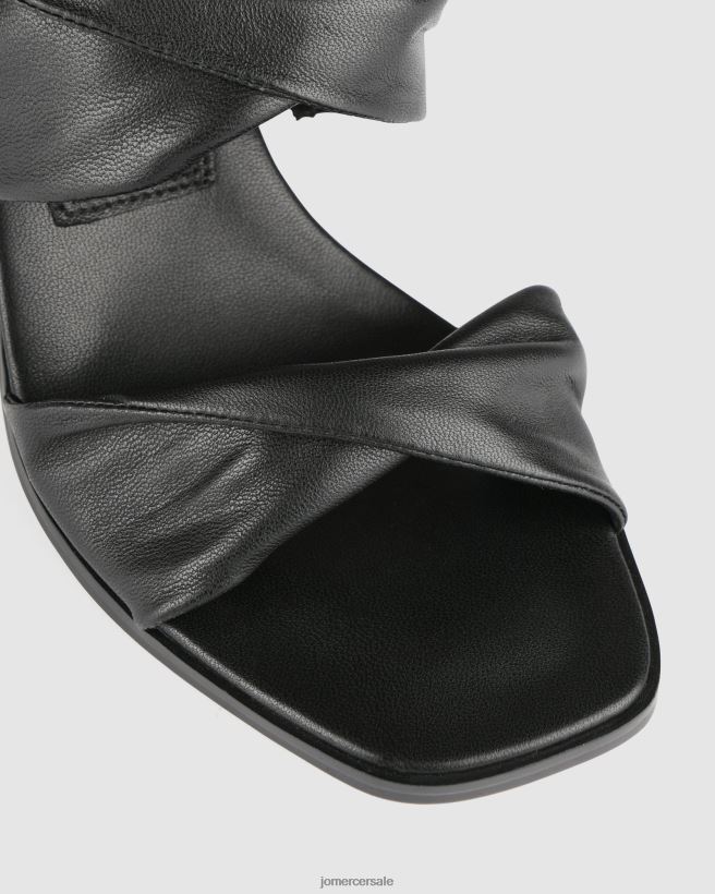 esso Jo Mercer sandali con tacco alto Caylie pelle nera 2LP82J85 calzature