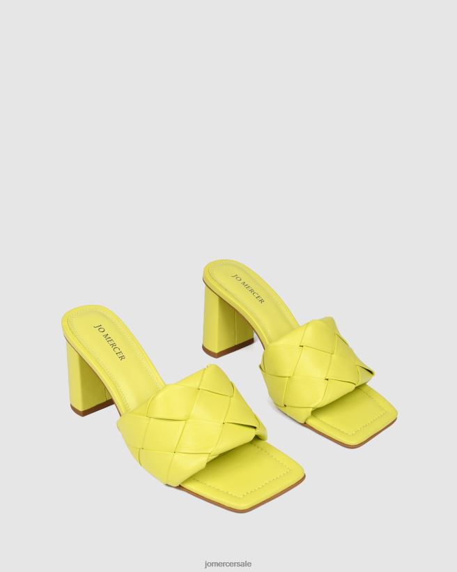esso Jo Mercer sandali con tacco alto Kiva pelle giallo agrumi 2LP82J134 calzature