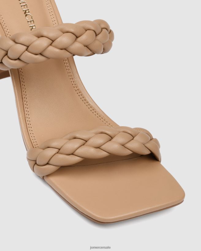 esso Jo Mercer sandali con tacco alto Zoe pelle beige 2LP82J112 calzature
