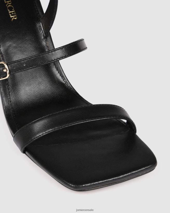 esso Jo Mercer sandali con tacco alto zali pelle nera 2LP82J130 calzature