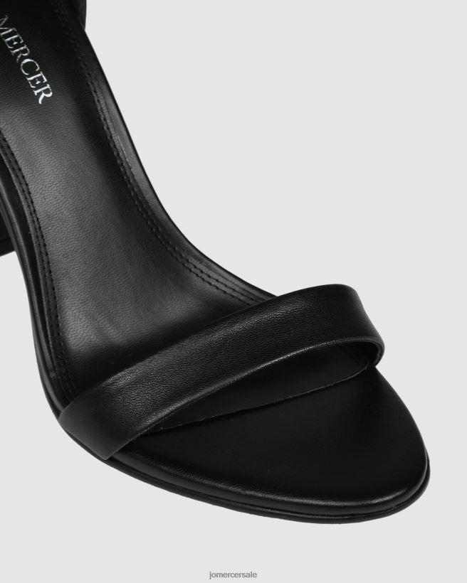 esso Jo Mercer sandali preston con tacco alto pelle nera 2LP82J127 calzature