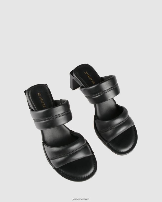 esso Jo Mercer sandali quincy con tacco medio pelle nera 2LP82J59 calzature