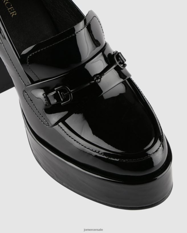 esso Jo Mercer scarpe con tacco alto ezard vernice nera 2LP82J75 calzature